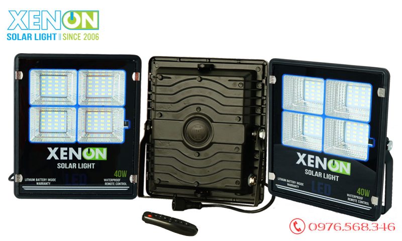 Đèn pha Xenon X40W năng lượng mặt trời