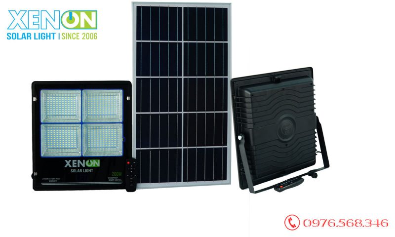 đèn pha Xenon X200W cao cấp năng lượng mặt trời