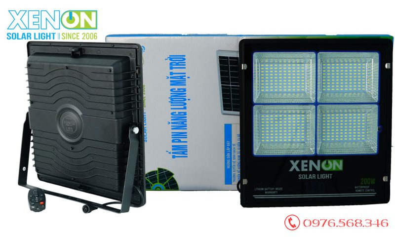 đèn pha Xenon X200W cao cấp năng lượng mặt trời