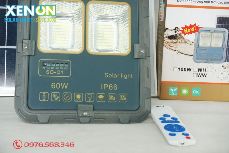 Đèn pha Xenon XF60W năng lượng mặt trời