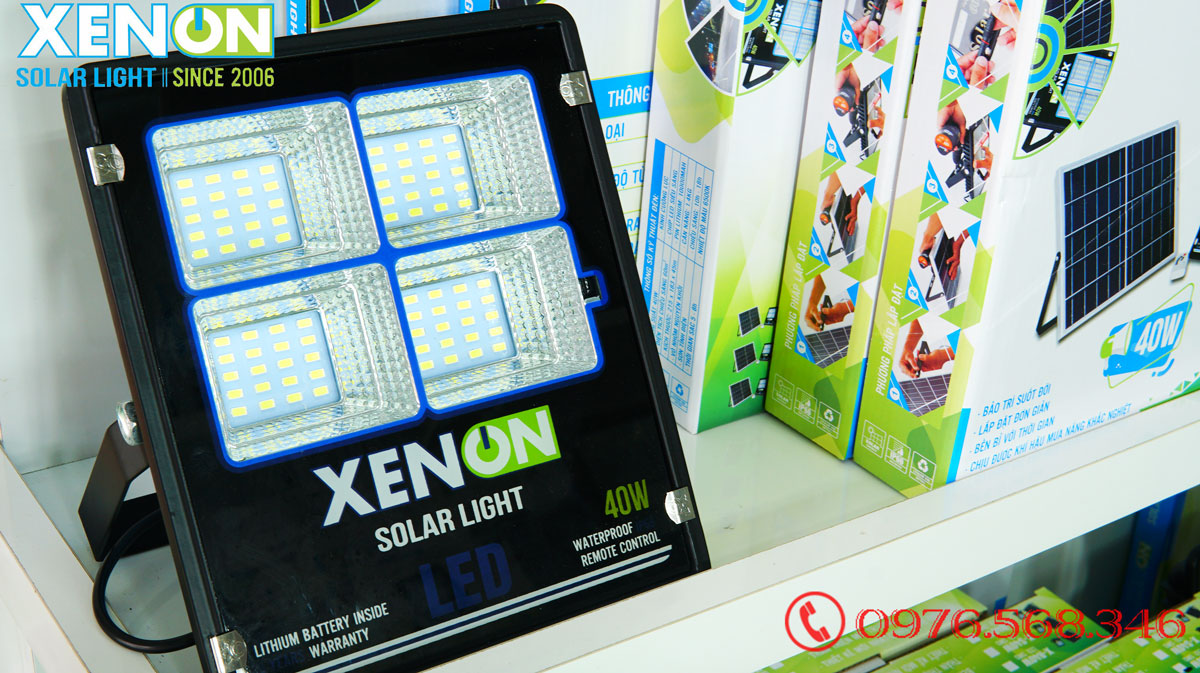 XENON solar light - giải quyết bài toán đèn mặt trời