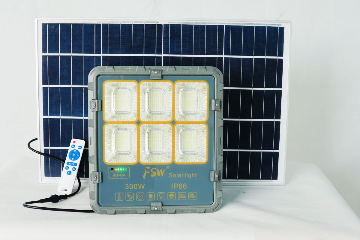 Đèn năng lượng mặt trời FSW-300W đèn pha năng lượng mặt trời FSW-P300W